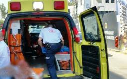 إصابة سيدة في حادث سير في تل أبيب
