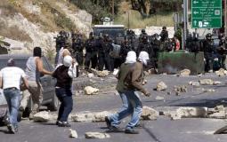 مواجهات مع قوات الاحتلال في القدس -أرشيفية-