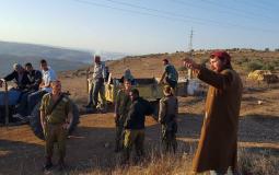 مستوطنون يحاولون الاستيلاء على قمة جبل صبيح جنوب نابلس - ارشيفية