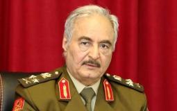 لقائد العام للجيش الليبي المشير خليفة حفتر 