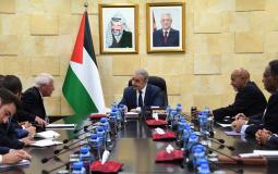 محمد اشتية رئيس الوزراء الفلسطيني يلتقي وفدا من الكونغرس الأمريكي