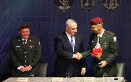 مراسم تعيين افيف كوخافي رئيسا لهيئة الاركان في الجيش الاسرائيلي