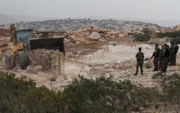قوات الاحتلال الاسرائيلي تهدم منشأة - إرشيفية