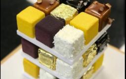 حلوى "Rubik&#039;s Cake"