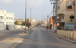 استمرار حظر التجوال في قطاع غزة لليوم الخامس على التوالي تخوفا من تفشي كورونا