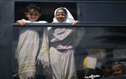 طفلان يغادران غزة لأداء مناسك العمرة -من الارشيف-
