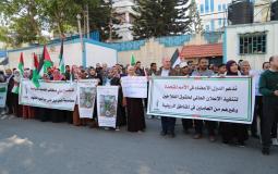 مئات المزارعين والصيادين في غزة يحتفلون بالذكرى السنوية الاولى للاعلان العالمي لحقوق الفلاحين