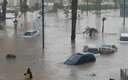 الفيضانات تجتاح سديروت وعسقلان