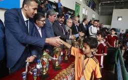 مهرجان نهائيات بطولة كرة القدم لمدارس وكالة الغوث في غزة