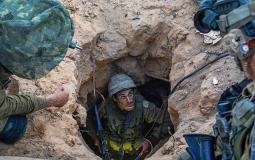 جنود جيش الاحتلال الاسرائيلي داخل أحد الأنفاق  - إرشيفية -.