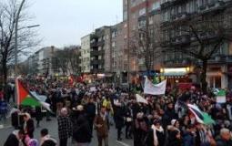 مظاهرة ضخمة وسط برلين دعما للقدس وتنديدا بالقرار الأمريكي