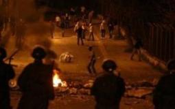 مواجهات ليلة بين قوات الاحتلال وفلسطينيين في القدس