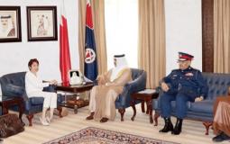 وزير الداخلية يستقبل سفيرة فرنسا لدى البحرين