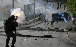 مواجهات بين الفلسطينيين وقوات الاحتلال بالضفة الغربية - توضيحية
