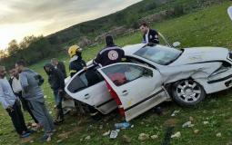 حادث السير شمال قلقيلية