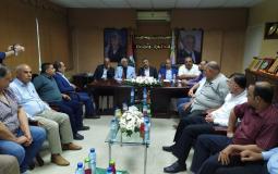 محافظو غزة لاتحاد المقاولين: ندعم مطالبكم وسننقلها للرئيس والحكومة