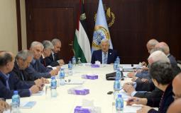 اجتماع اللجنة التنفيذية برئاسة الرئيس عباس في رام الله