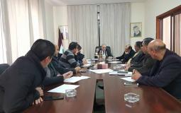 اجتماع لوزارة النقل والمواصلات في رام الله