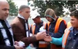 مفوضية الاتحادات والنقابات العمالية إقليم غرب غزة اليوم تكرم العمال