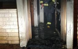 اندلاع النيران في مكاتب محاماة بمدينة عكا