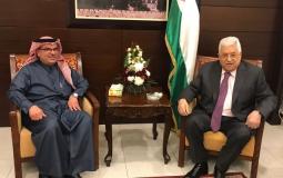 السفير العمادي يجتمع مع الرئيس محمود عباس