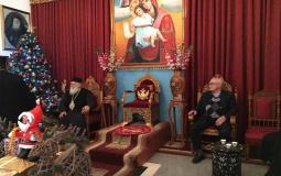 وفد رئاسي يهنئ الطوائف المسيحية الفلسطينية بالعيد في أراضي الـ 48