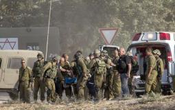 اصابة في الجيش الاسرائيلي على حدود غزة - ارشيفية