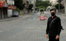 حظر تجول بسبب تفشي كورونا في غزة