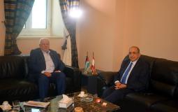 أبو العردات يبحث مع الوزير منيمنة أوضاع اللاجئين في بيروت