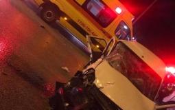 إصابات بحادث طرق قرب شفا عمرو -ارشيف-