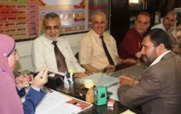 محمد عوض يتفقد لجان امتحانات الثانوية العامة في رفح