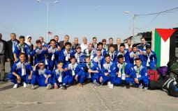 بعثة شباب الخليل تصل غزة 