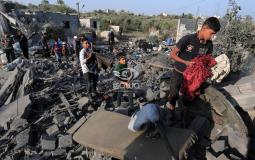 غارة اسرائيلية تستهدف منزلا في غزة