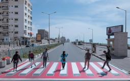 خطوط مشاة ثلاثية الابعاد في غزة