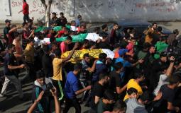 تشيع جثامين شهداء في غزة