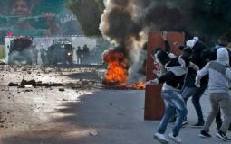 مواجهات مع قوات الاحتلال الاسرائيلي في نابلس