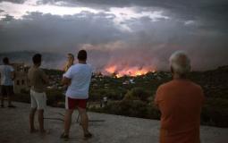 فلسطين تؤكد على تضامنها مع اليونان جراء الحرائق المندلعة في أثينا 