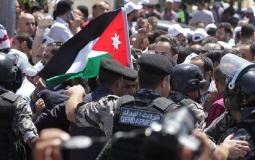 مظاهرات المعلمين في الأردن طلباً لمستحقاتهم المالية