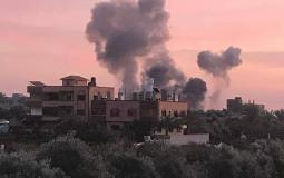 طائرات الاحتلال تقصف هدفا في قطاع غزة