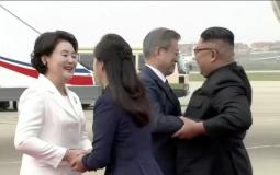 زعيما كوريا الشمالية والجنوبية