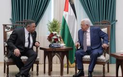  اجتماع الرئيس عباس مع المخابرات المصرية حول المصالحة الفلسطينية السبت الماضي -ارشيف-