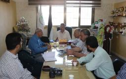 تربية الوسطى تناقش التعاون المشترك مع بلدية النصيرات