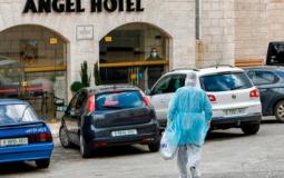 أحد فنادي الحجر الصحي في بيت جالا