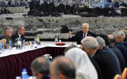 اجتماع القيادة الفلسطينية - ارشيفية