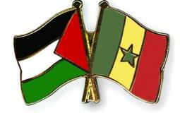 علم فلسطين والسنغال