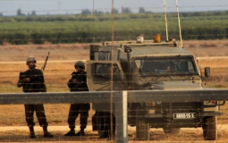جنود اسرائيليون على حدود غزة