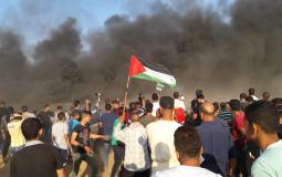 حدود غزة الشرقية أمس الجمعة