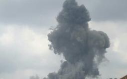انفجار قوي في بلدة عين قانا جنوب لبنان 