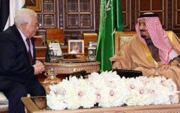 الملك سلمان والرئيس محمود عباس