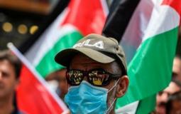 الجالية الفلسطينية في لوس انجلوس تنظيم مسيرة رافضه للضم